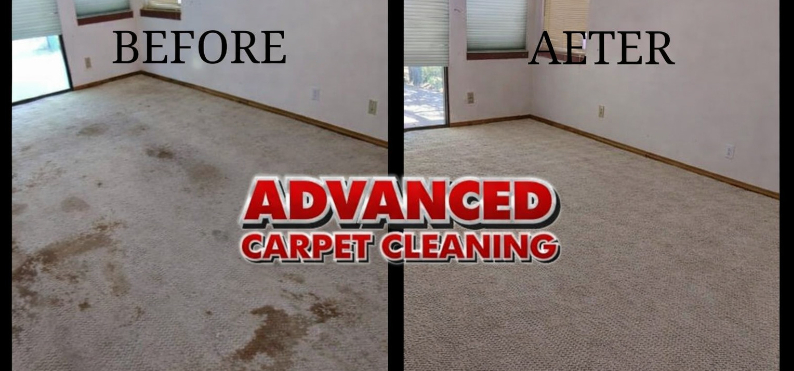 Before and after pet stain and odor removal in Louisville KY